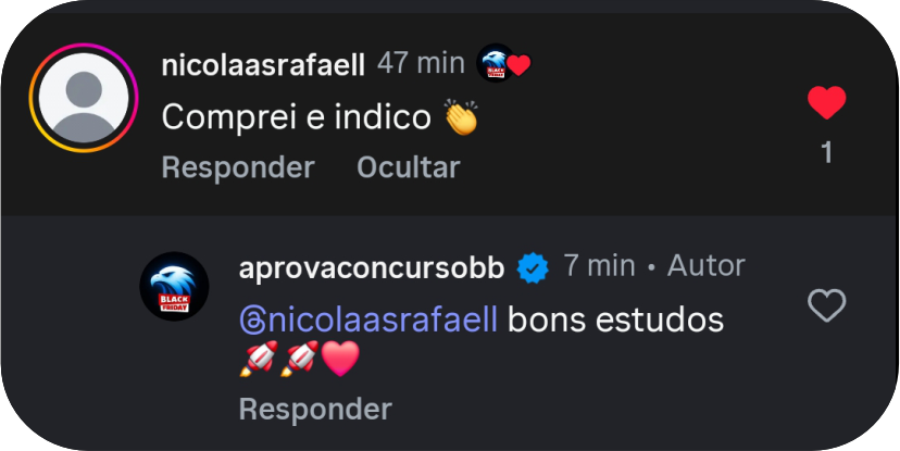 Feedback de aluna - excelente material
